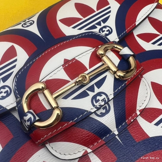 First bag ru Gucci bag 1955 Adidas x Horsebit shoulder 0709